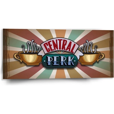 Sablio Obraz Seriál Priatelia CENTRAL PERK Abstrakcia - 110x50 cm