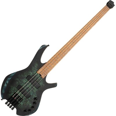 Cort SPACE 4 Star Dust Green Headless Bass Guitar