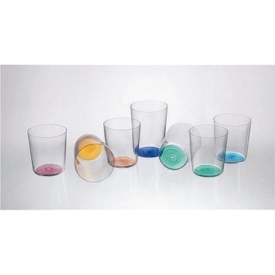 Bohemia Royal Crystal Sklenice Twist COLOR 6 x 330 ml