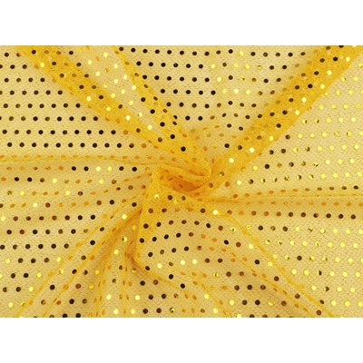 Stoklasa Flitrový úplet Ø4 mm Balení: 1 m, Varianta: 3 zlatá 3 zlatá