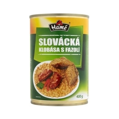 Hamé slovácká klobása s fazolemi 400 g