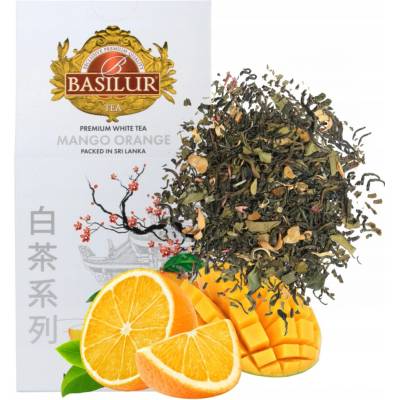 Basilur Bílý čaj Mango Pomeranč 100 g