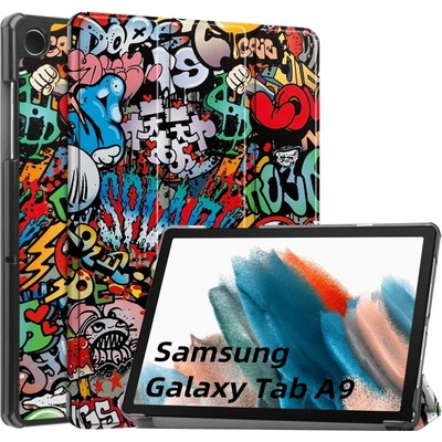 Vsetkonamobil 66417 ART Zaklápaci kryt Samsung Galaxy Tab A9 GRAFFITI