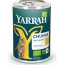 Yarrah Bio Chunks bio kuracie s bio žihľavou a bio paradajkami v omáčke 24 x 405 g