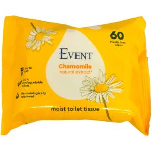 Event мокра тоалетна хартия, Лайка, 60 броя