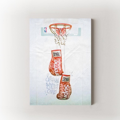 Boxing Club Velikost: 30x40 cm, Rám: Bez Rámu