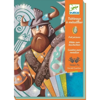 Djeco DJ09512 Metalické obrázky Vikingovia
