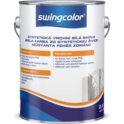 Swingcolor univerzální 2,5 l bílá polomatný