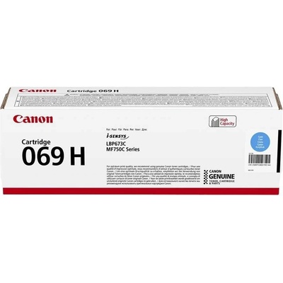 Canon Оригинална тонер касета Canon CRG-069H MF75x/LBP673, 5500 страници/5%, Cyan (3020100962)