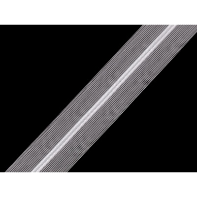 Zip spirálový No 3 transparentní metráž, na povlečení a polštáře, střední, bílá