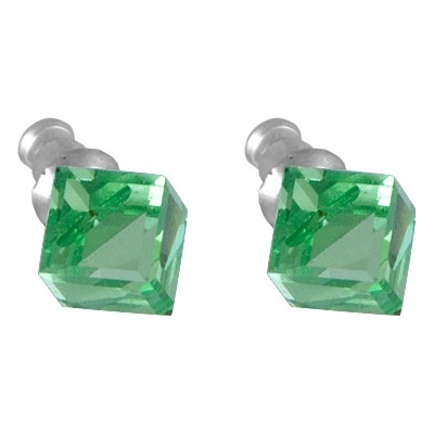 JSB Swarovski Elements kostka 713887 peridot zelená
