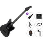 PSD Guitars JM-100B Premium SET Open Pore Black Електрическа китара