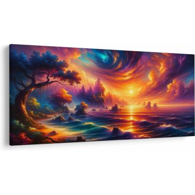 Obraz - Magický svet, jednodielne 200x100 cm
