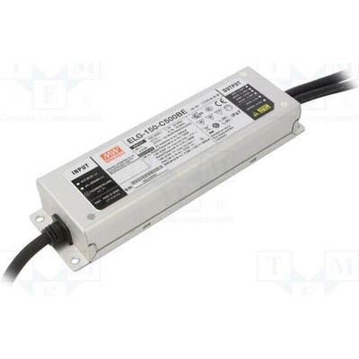 MEAN WELL ELG-150-C500BE Napájecí zdroj: spínaný; LED; 135W; 150÷270VDC; 500mA; 100÷305VAC