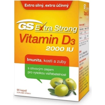 GS Extra Strong Vitamin D3 2000IU 90 kapsúl