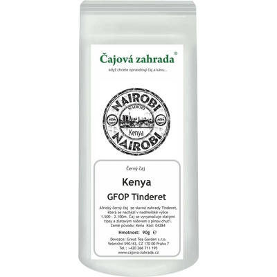 Čajová zahrada Keňa GFOP Tinderet černý čaj 1 kg
