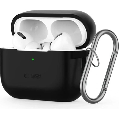 Tech-Protect Силиконов калъф Tech-Protect за Apple AirPods Pro 1 / 2 - черен (5906302313297)