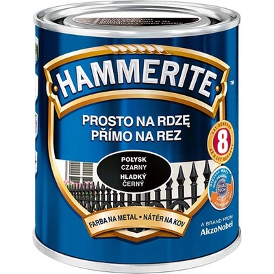 Akzo Nobel Hammerite přímo na rez hladká světle šedá 0,7L