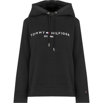 Tommy Hilfiger Суичър Tommy Hilfiger Essential Hilfiger Hoodie - BLACK BDS