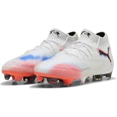 PUMA Дамски футболни бутонки Puma FUTURE 8 ULTIMATE Womens Firm Ground Football Boots - White/Black/Red