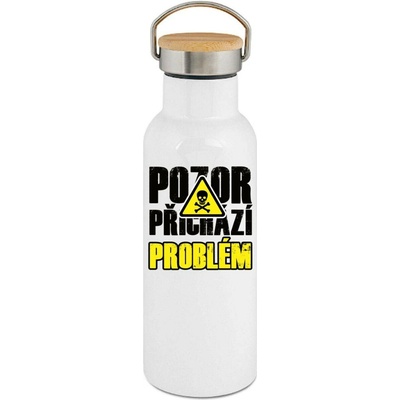 123TRIKO termoska Pozor přichází Problém 500 ml vtipné
