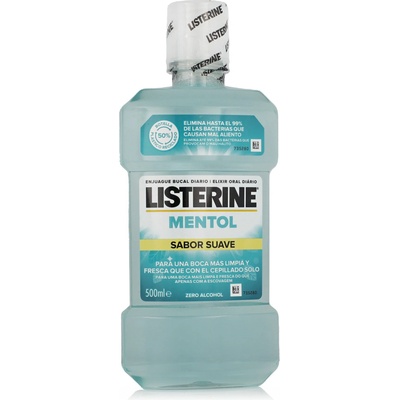 Listerine Mouthwash Mentol Zero Alcohol 500 ml