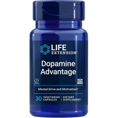 Life Extension Dopamine Advantage (поддръжка на допамин), 30 растителни капсули