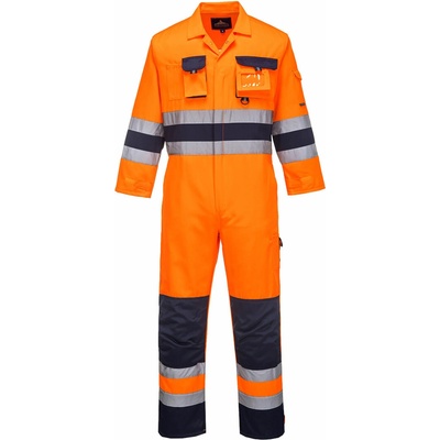 Portwest kombinéza Nantes Hi-Vis TX55 reflexní žltá/navy