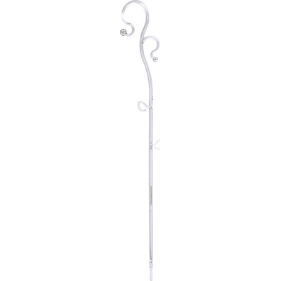 PROSPERPLAST Podpera na orchideu DECOR III biela transparentná 39 cm