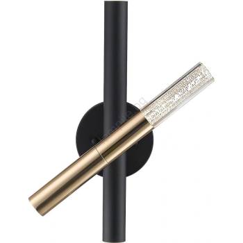 Zuma Line W0461-03L-P7SD - LED Аплик ONE 3xLED/5W/230V черен/месинг (ZL0736)