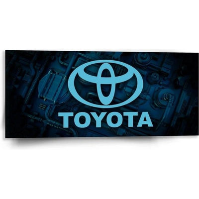 Sablio Obraz Logo Toyota Motor - 110x50 cm