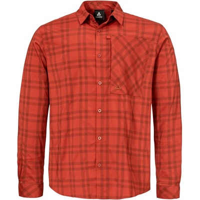 Schöffel Мъжка риза с копчета Schöffel Shirt Style Fraris Shirt - Dark Crabapple - размер 52 (EU) (033-3055-0214)