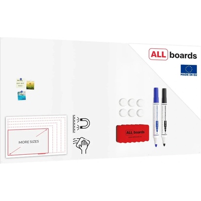 ALLboards Magnetická tabule 240 x 120 cm PME240x120