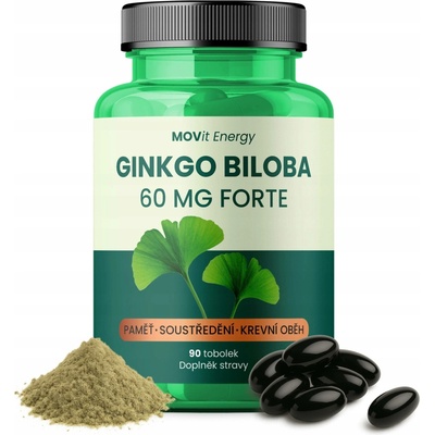 MOVit Ginkgo Biloba 60 mg Forte, 90 tobolek
