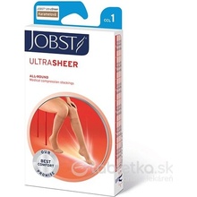 Jobst Ultra Sheer kompresívne lýtkové pančuchy bez špice kratšia dĺžka karamelové