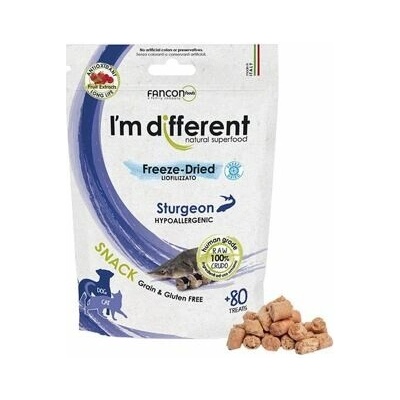 I´M DIFFERENT SNACK jeseter mrazom sušená pochúťka 40 g