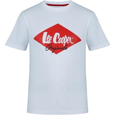 Lee Cooper Logo pánske tričko biele