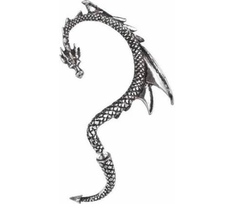 Alchemy Gothic Náušnice The Dragon's Lure stud E274