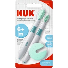 Nuk Zubní kartáček + Masážní Kartáček 2 ks