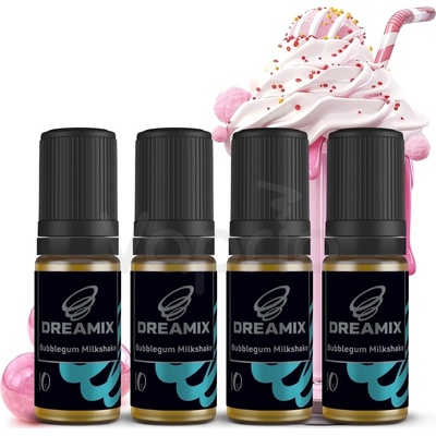 Dreamix Žvýkačkový mléčný koktejl 4pack 4 x 10 ml 0 mg