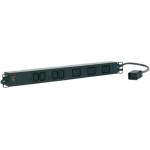 AEG Разклонител AEG PDU 16-1, 4x IEC320 C13 (10A), 3x IEC320 C19 (16A), за монтаж в