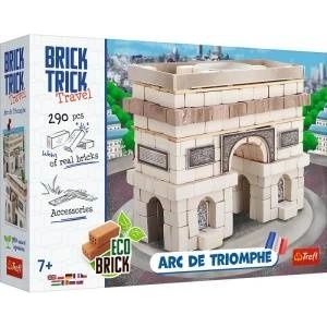 Trefl Комплект от 290 строителни части Arful de Triumf, Trefl, Wood, Multicolor, 7+