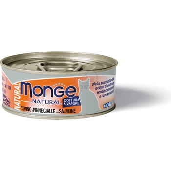 Monge Natural tuna & salmon 80 g