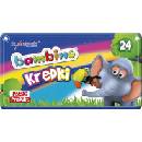BAMBINO KX4225 Voskovky v kovovej krabičke 24 farieb