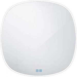 Nimco - Огледало със LED осветление, 70x70 см, сензор за допир, алуминий ZP 27001RVX (ZP 27001RVX)