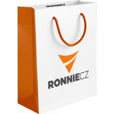 Ronnie.cz Darčeková taška (bielo-oranžová)