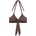 DEDICATED Дамско бикини горнище DEDICATED Women's Bikini Top Gullholma Bikini top - Leopard Light Brown (150-5210-0614)