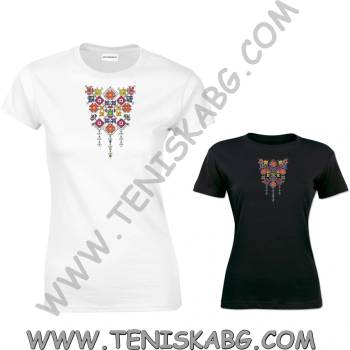 Fruit of the Loom Тениска - Шевица принт 1159