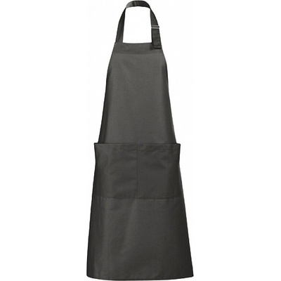 Sol's Dlouhá zástěra Gala se dvěmi kapsami šedá tmavá L990