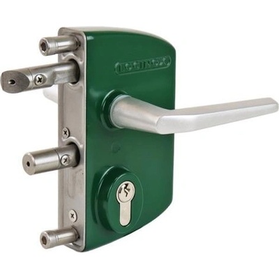 LOCINOX LAKQ 6005 - komplet zámkové krabice pro profil 40 až 60 mm, pro křídlové branky, zelený LAKQ4040U2L_6005